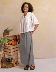 Elm Lifestyle II THE WILLOW Skirt - black stripe