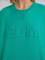 Elm Lifestyle II APPLIQUÉ Sweat - Goodness Green