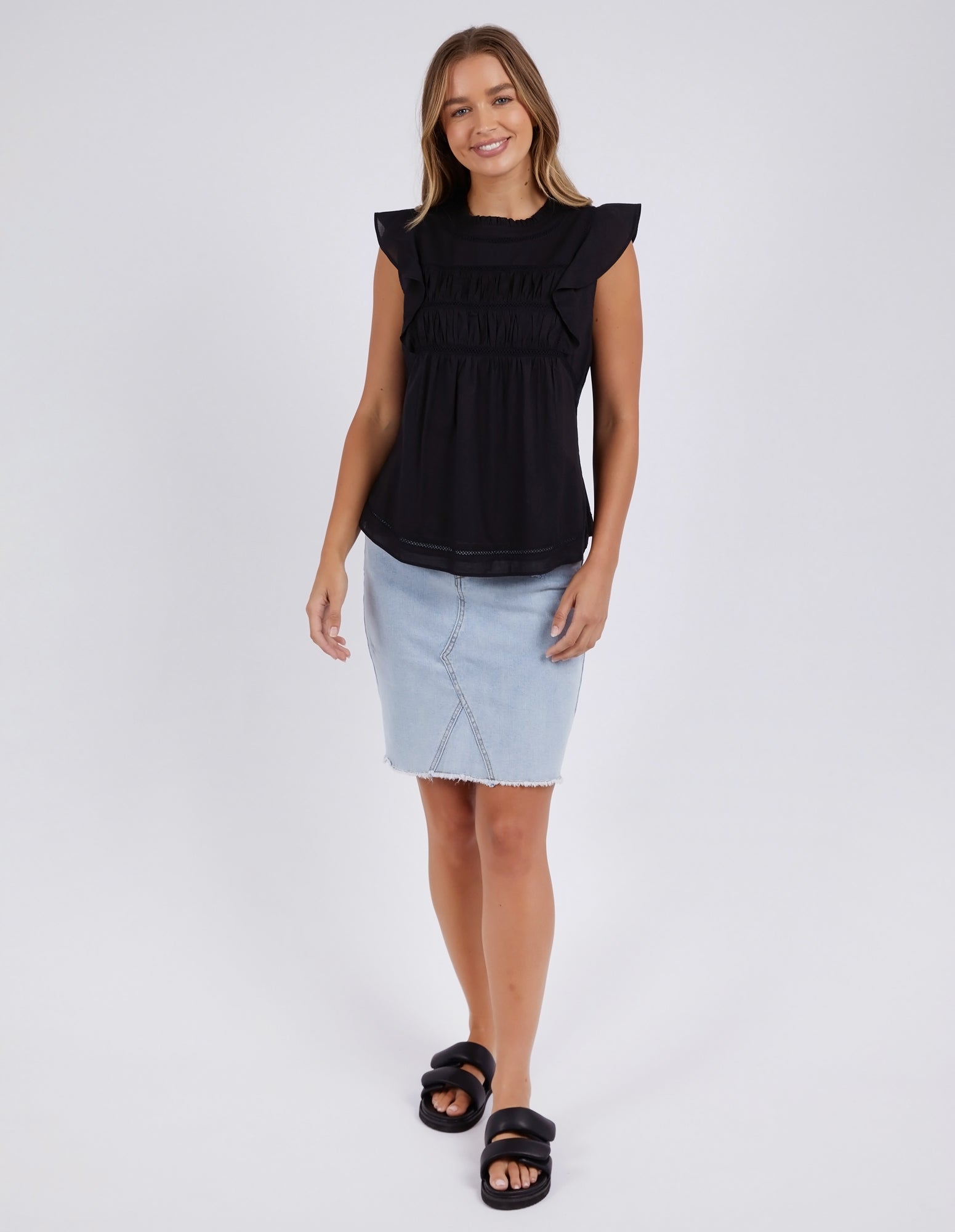 Foxwood II FREYA Top - Black