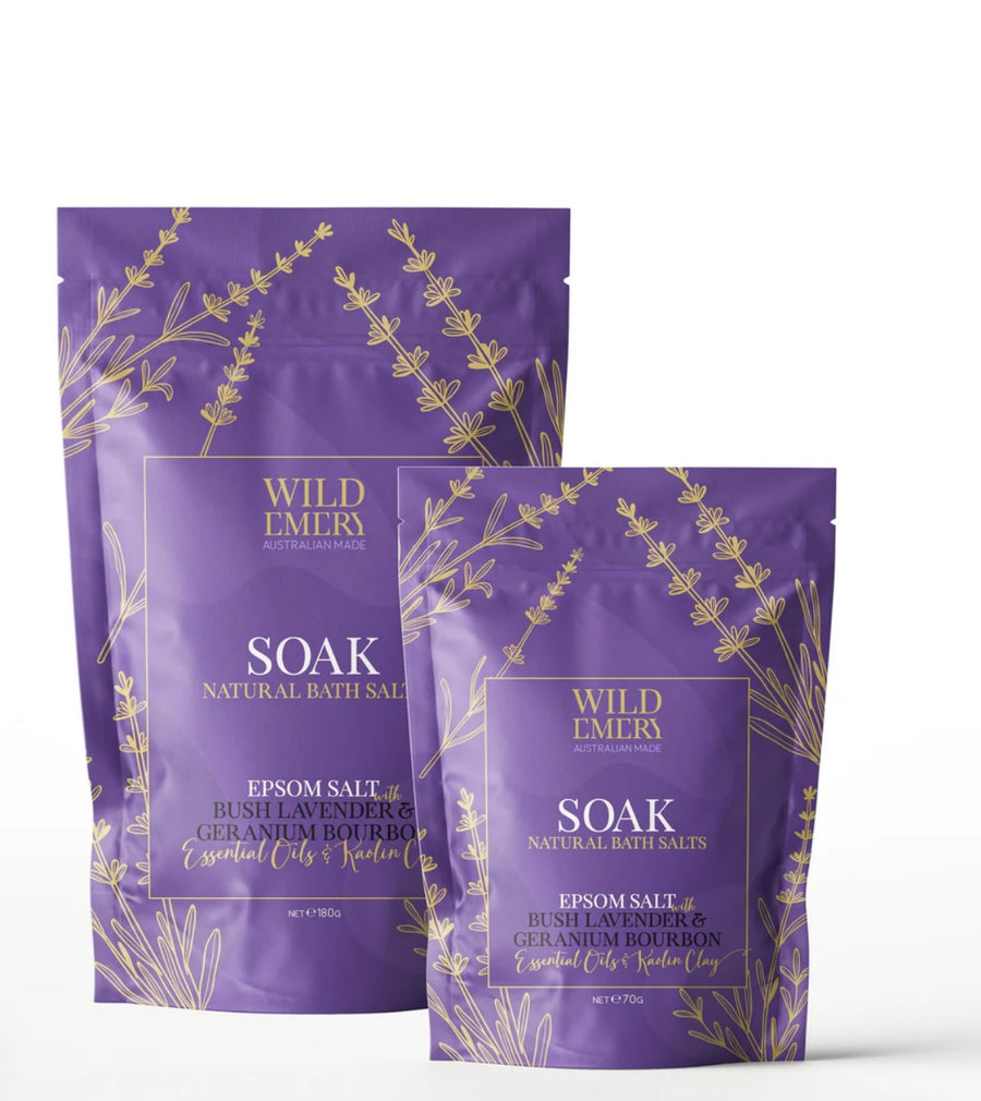 WILD EMERY II SOAK Natural Bath Salts