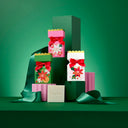 Body Cleansing Bar Soap Bon Bon 150Gm - Blackcurrant, Citrus & Amber - Xmas Flowers Collection