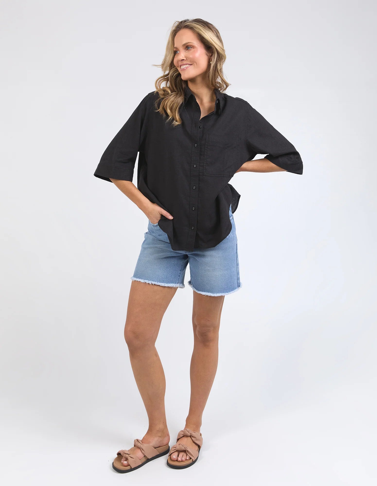 Foxwood II LEAH Shirt - Black