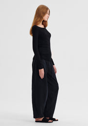 Morrison II MORRI Merino Round Neck - black