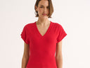 Kelly V Tee - Red
