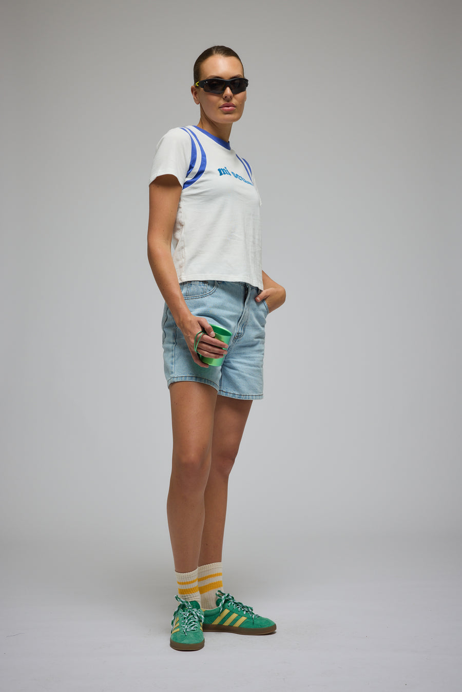 ARAMINTA JAMES II Mi SCUSI Baby Tee - Warm White