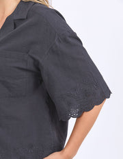FOXWOOD II Madeleine Shirt - black