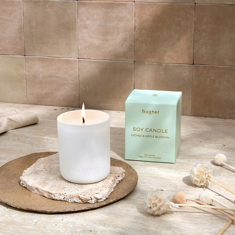 Huxter II 290g Candle - Lychee & Apple Blossom