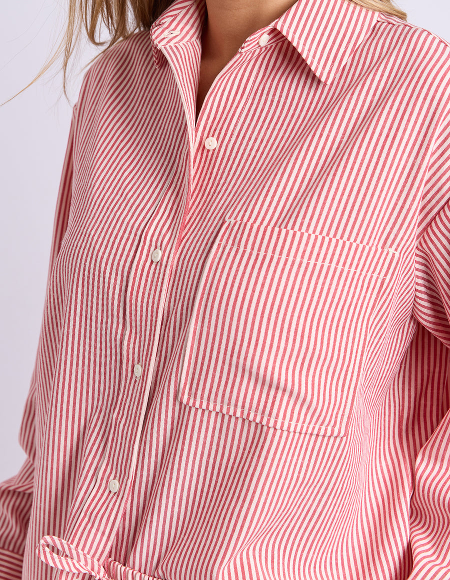 Foxwood II ECHO Stripe Shirt - red stripe