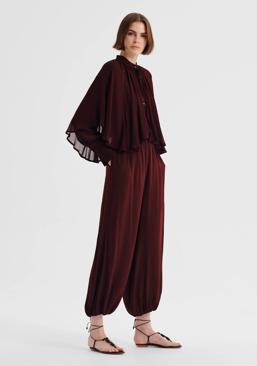 Morrison II MIRANDA Cape Shirt - Pinot