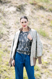 M.A Dainty II BOOM Jacket - Leopard & Pistachio