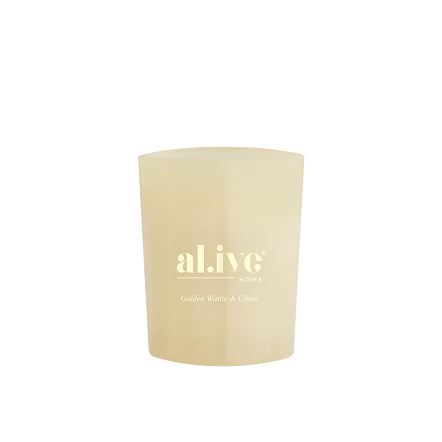 Al.ive II Mini Soy Candle Bauble - Golden Wattle & Citrus