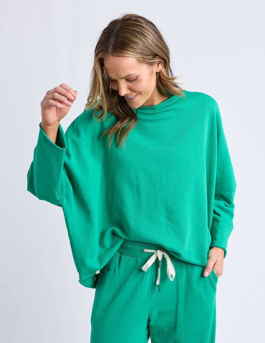 Elm Lifestyle II GAB L/S Sweat - turquoise