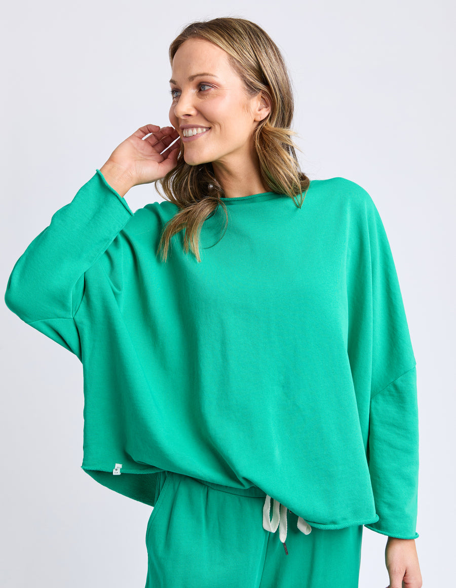 Elm Lifestyle II GAB L/S Sweat - turquoise