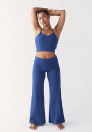 PINKY & KAMAL II YIN full length Flares - indigo