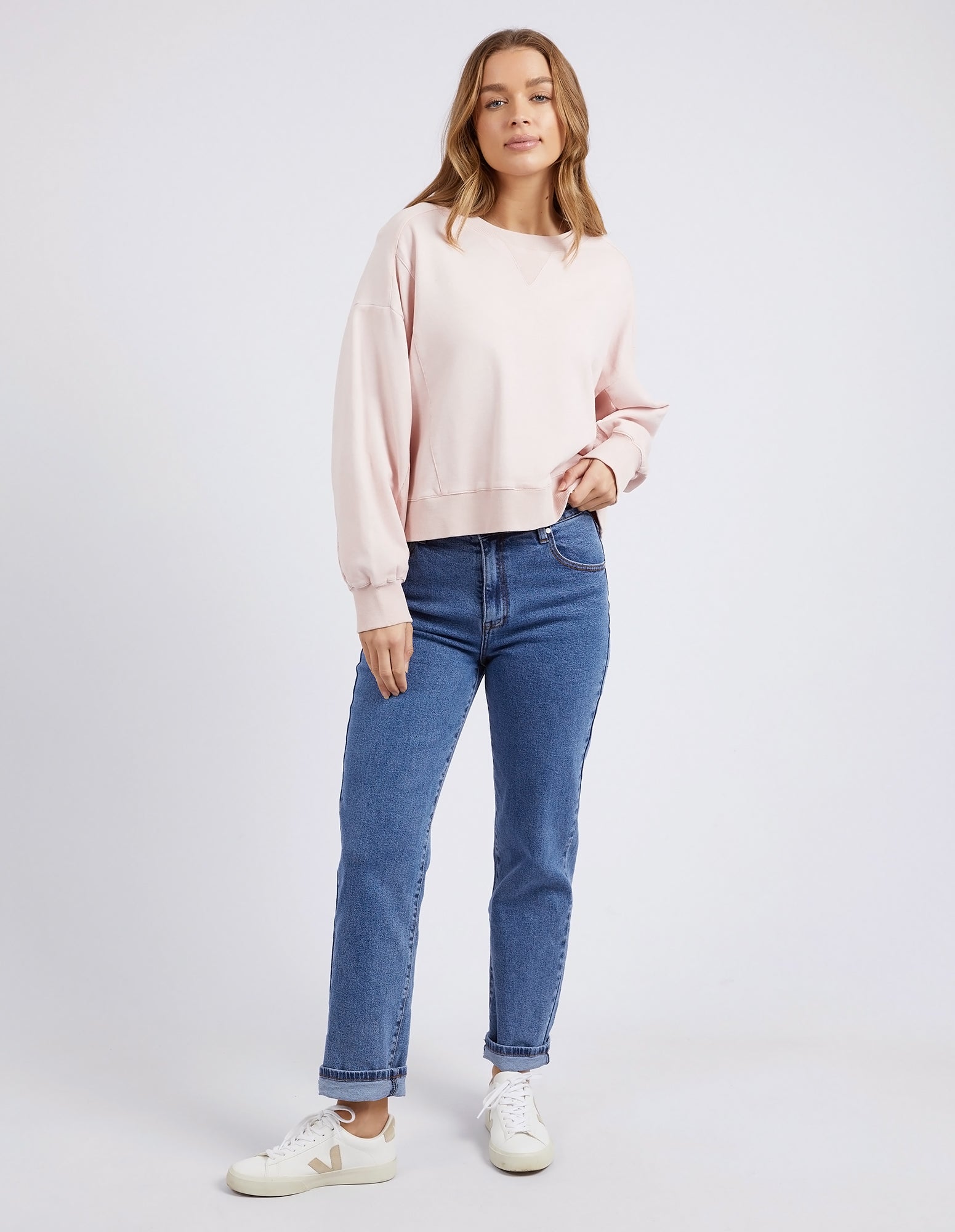 FOXWOOD Clothing II CECILE Crew - Pale Pink