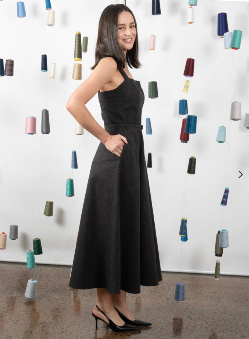 Maud Dainty II SCARSDALE DRESS- Tabby