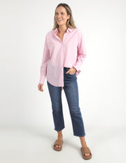 Elm Lifestyle II DELIA Stripe Shirt - Pink Stripe