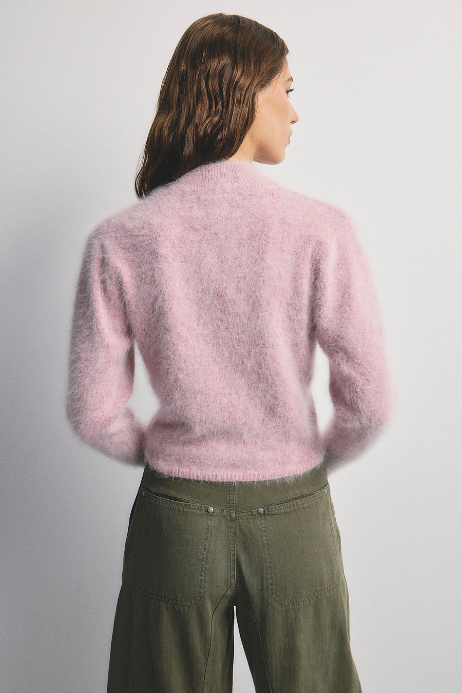 World Of Nomads II BELLA Cashmere Cardigan - Petal Cloud