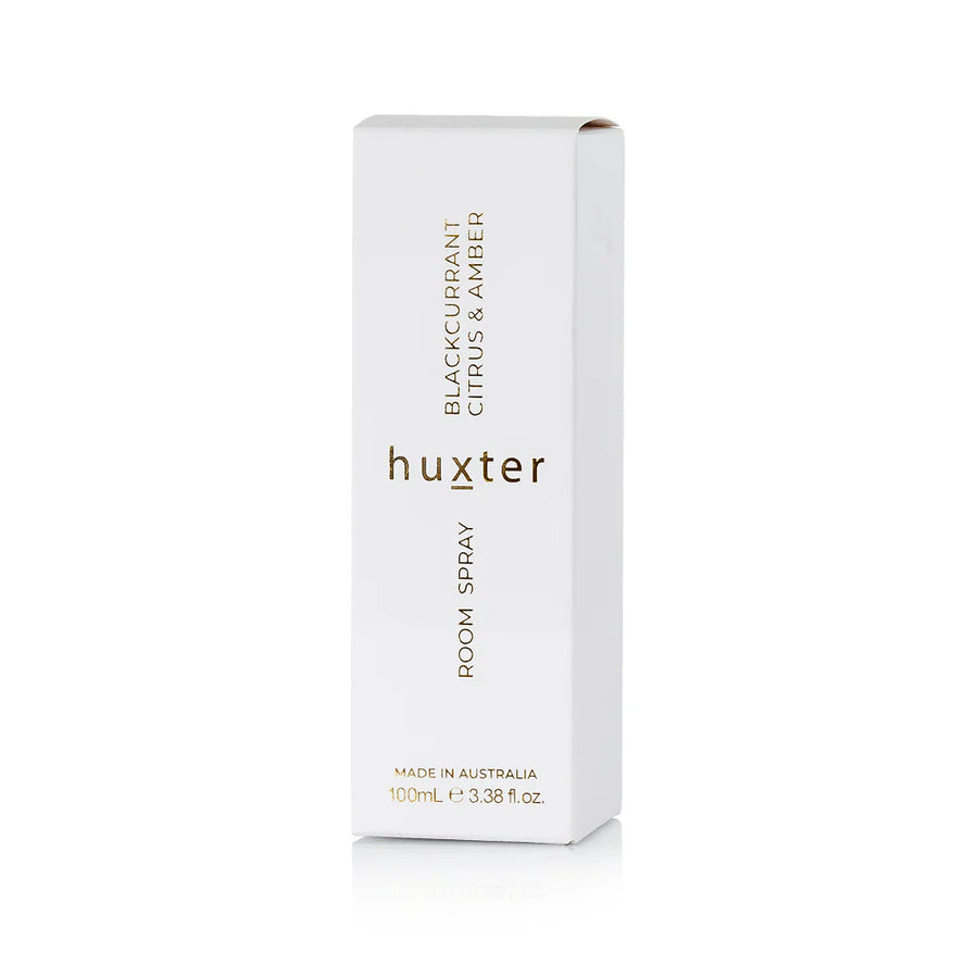 Huxter II Room Spray Boxed 100ml - Blackcurrant, Citrus & Amber (White)