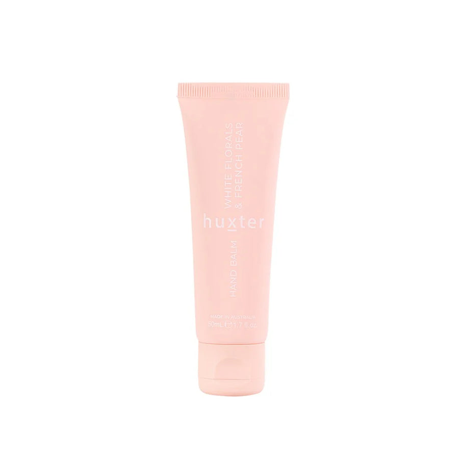 Huxter II HAND BALM Gift Box - 50ml Pink Flower - White Florals & French Pear