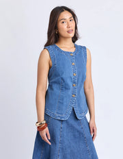FOXWOOD II Abbott Vest - Denim