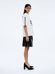 ENA Pelly II RACING PELLY SWOOP Tee - vintage white