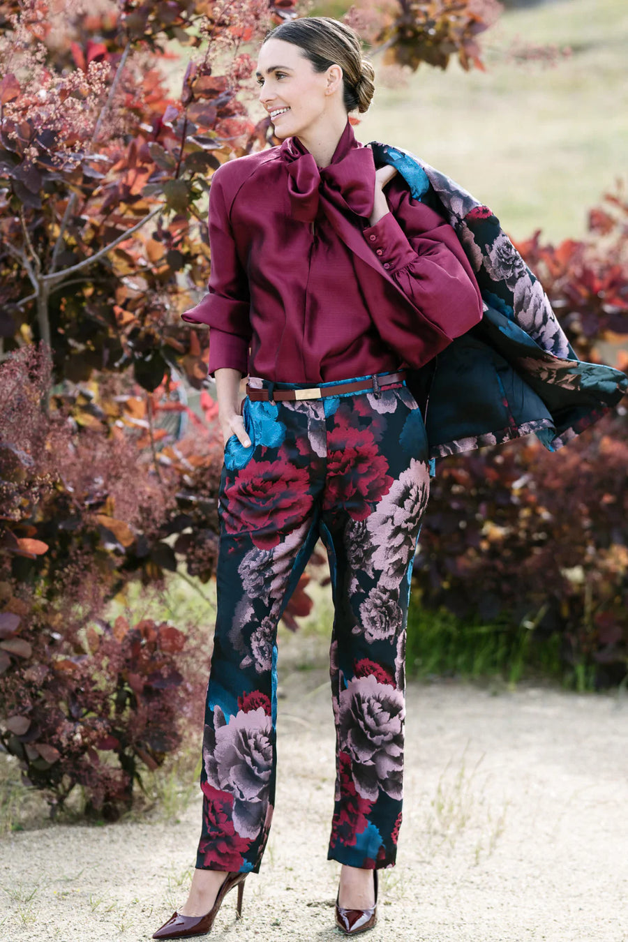 M A DAINTY II DARLING PANT - Midnight Rose