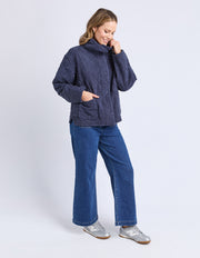 Elm Lifestyle II AURORA Quilted Jacket - navy