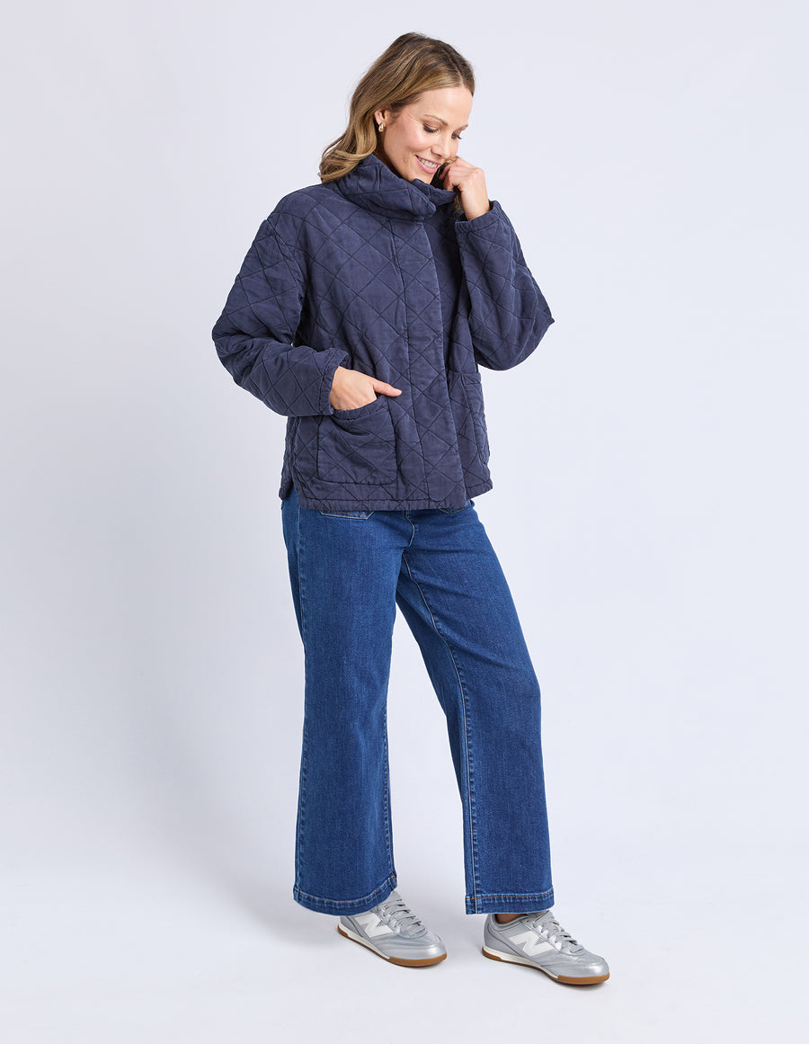 Elm Lifestyle II AURORA Quilted Jacket - navy