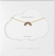 Estella Bartlett II Full Rainbow Necklace - Gold Plated