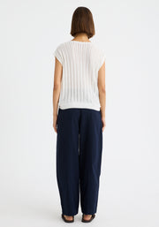 Morrison II ODETTE KNIT VEST - White