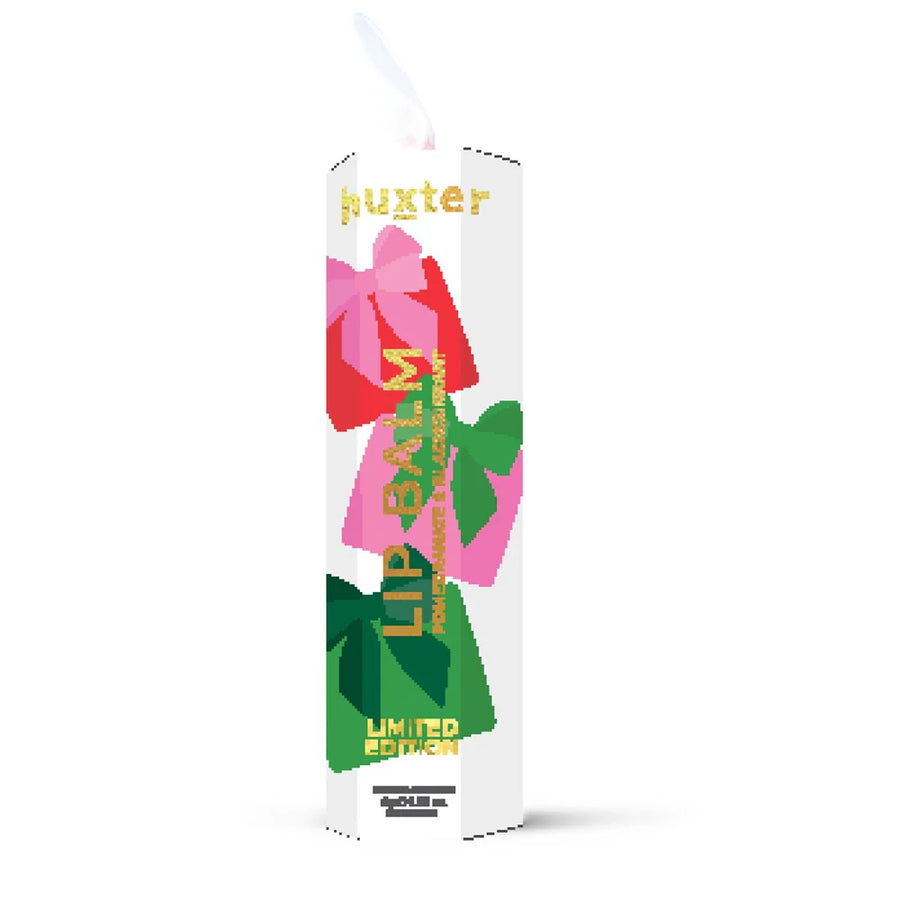 Huxter II Hanging Lip Balm 9gm - Pomegranate & Blackcurrant - Xmas Flowers Collection