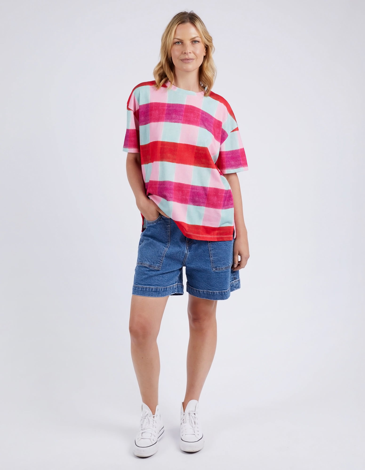 Elm Lifestyle II MONOCO Check Tee - Multicoloured