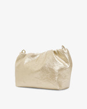 Elms & King II MONTY Crossbody bag - Light Gold Crinkle
