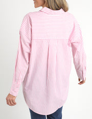 Elm Lifestyle II DELIA Stripe Shirt - Pink Stripe