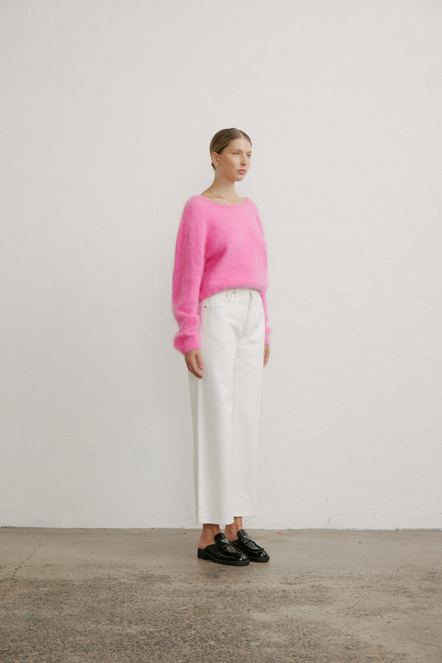 World of Nomads II Stella Boat Neck Knit - Bloom