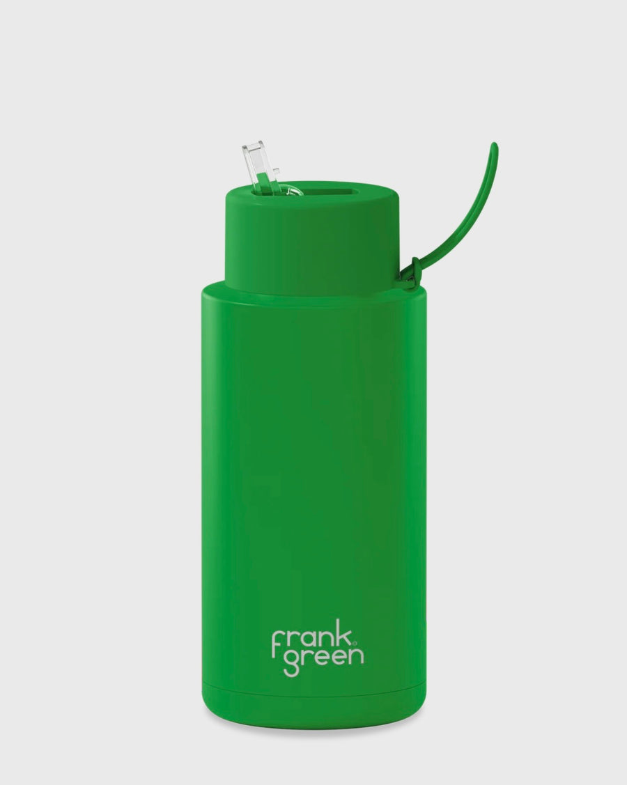 frank green II LIMITED Edition Ceramic Straw Water Bottle - Evergreen