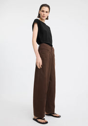 Morrison II AURORA SILK TOP - Black
