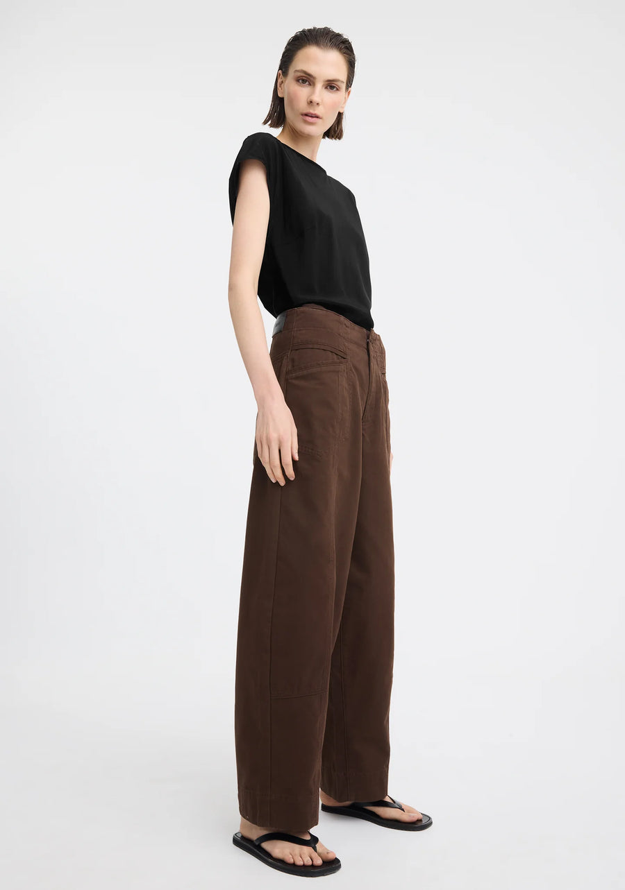 Morrison II AURORA SILK TOP - Black