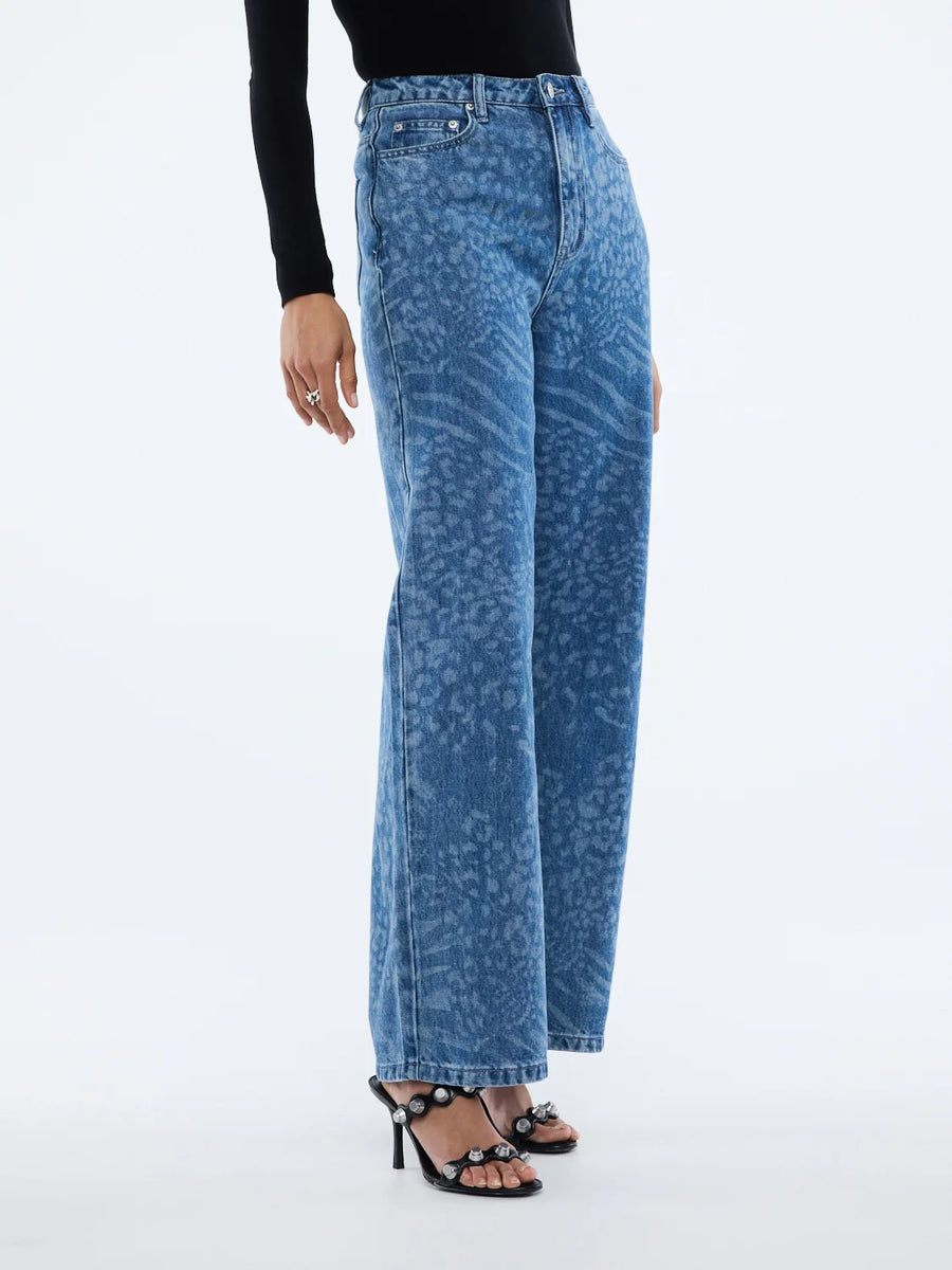 ENA Pelly II LISA Denim Jean - Animal Blue