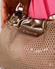 Elms & King II MONTY Crossbody bag - Taupe Mesh