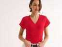 Kelly V Tee - Red