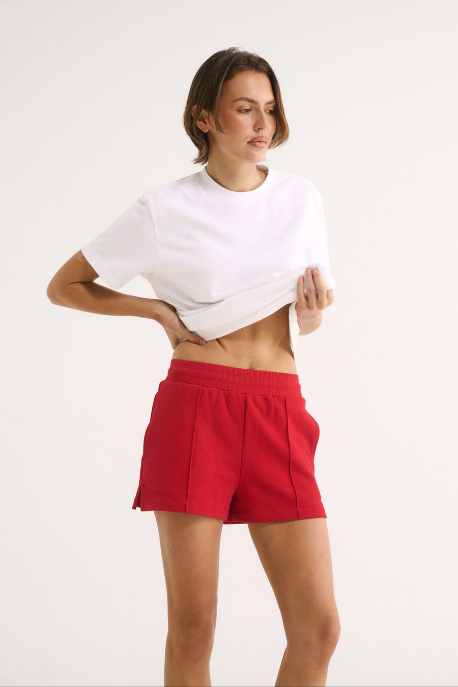 PRIMI II PERCY TRACK SHORT - RED
