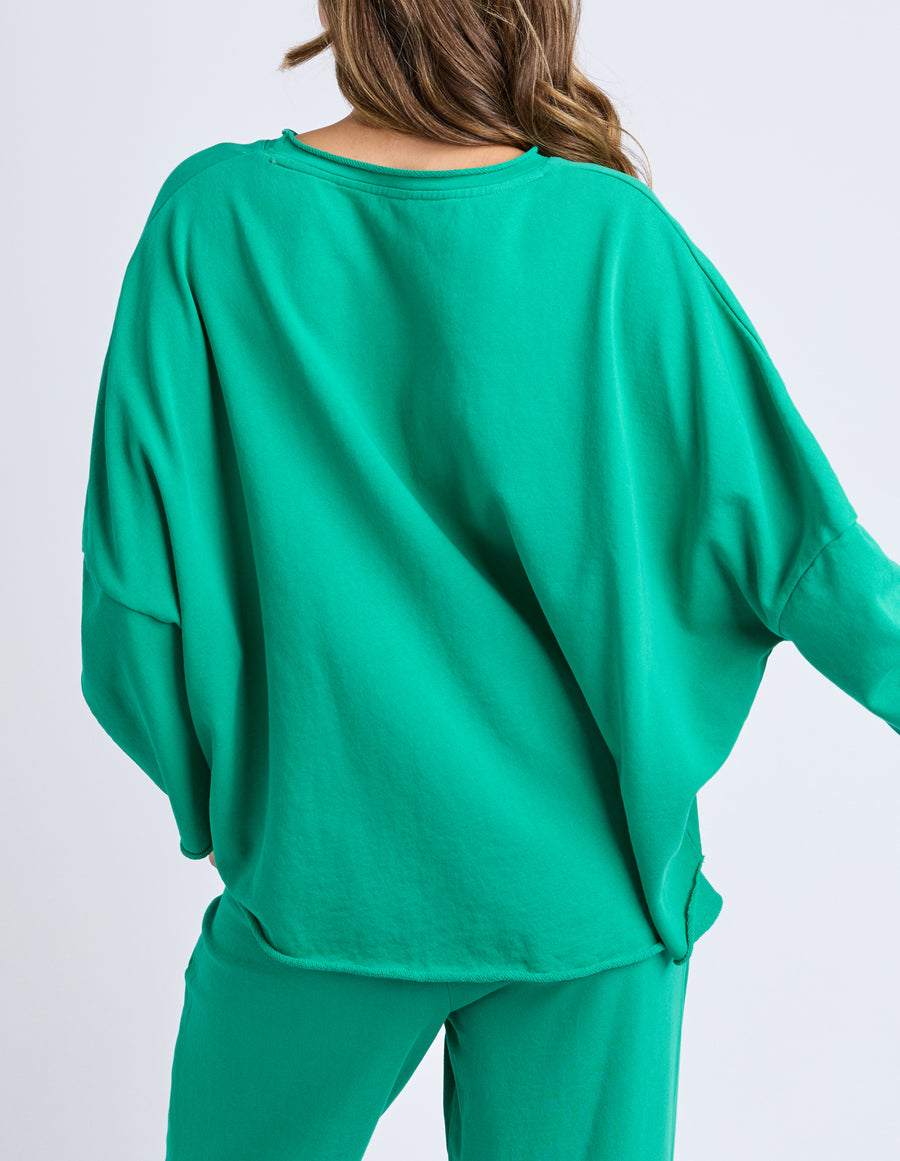Elm Lifestyle II GAB L/S Sweat - turquoise