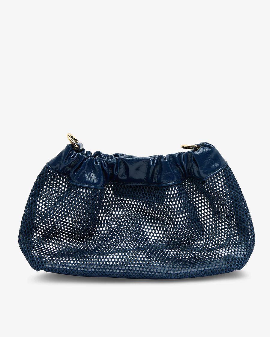 Elms & King II MONTY Crossbody bag - Navy Mesh