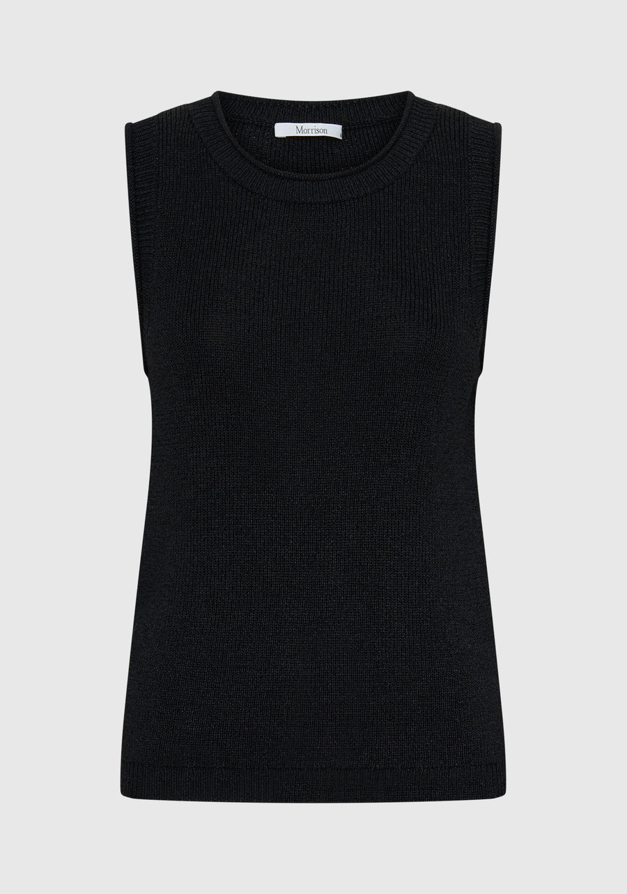 Morrison II MARLI KNIT TANK - Black