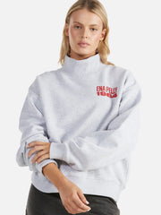 ENA Pelly II GRACIE High Neck Sweater - Mid Grey Marle