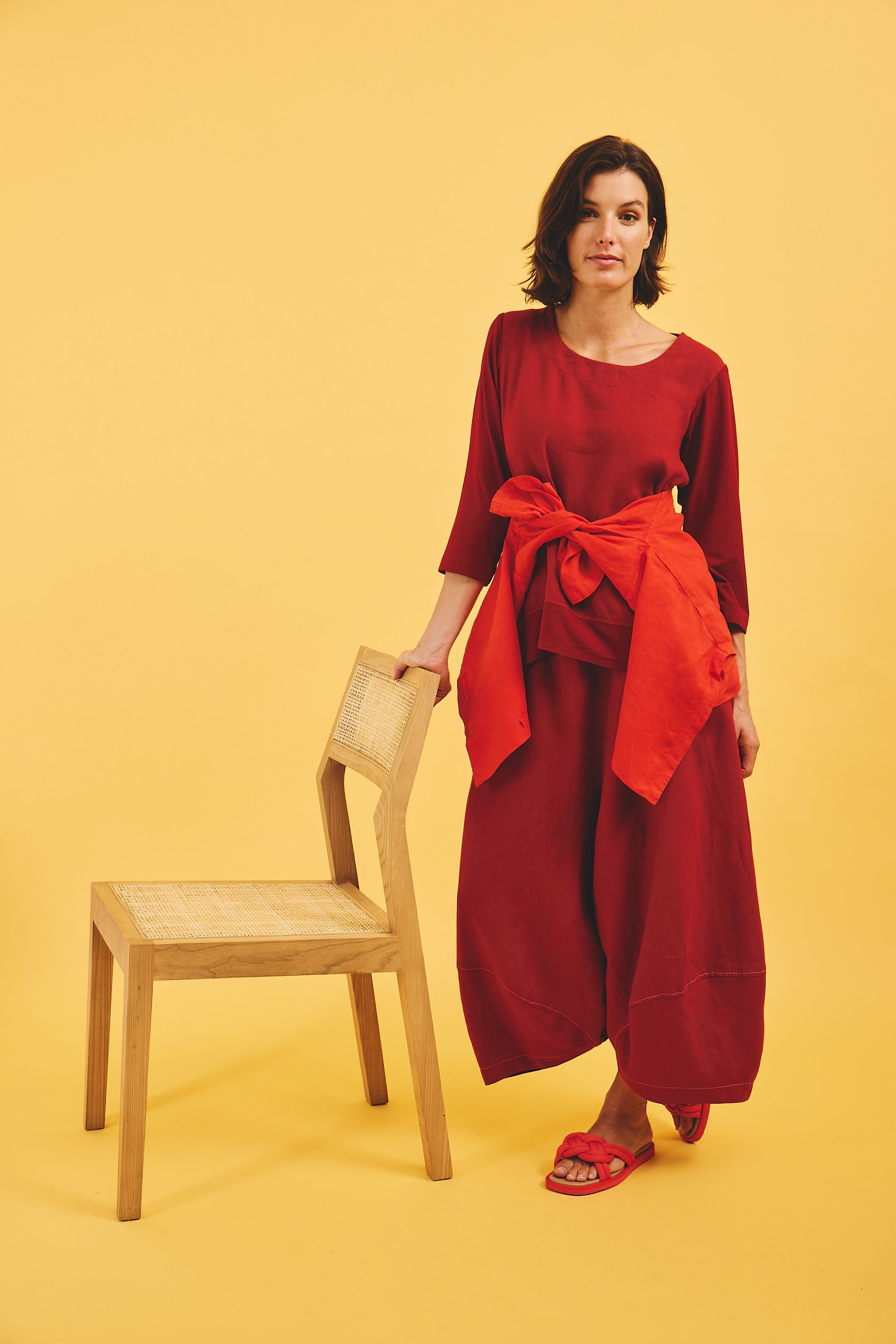 VALIA II BASTILLE PANT - KEPCHUP