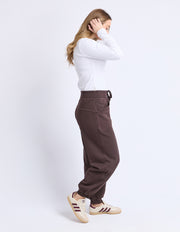 Foxwood II LEO TRACKPANT - Coffee