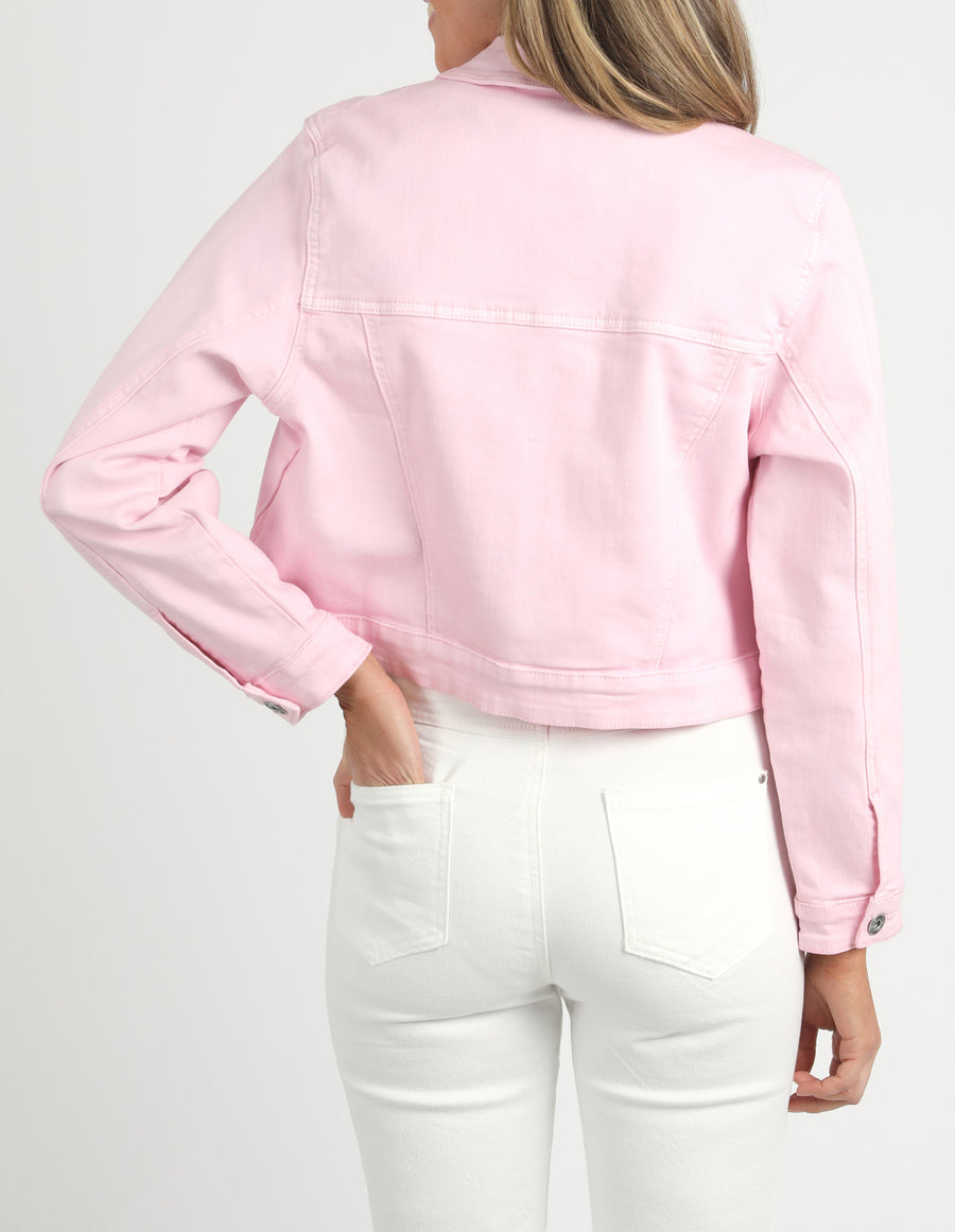 Elm Lifestyle II HAZEL Denim Jacket - pink